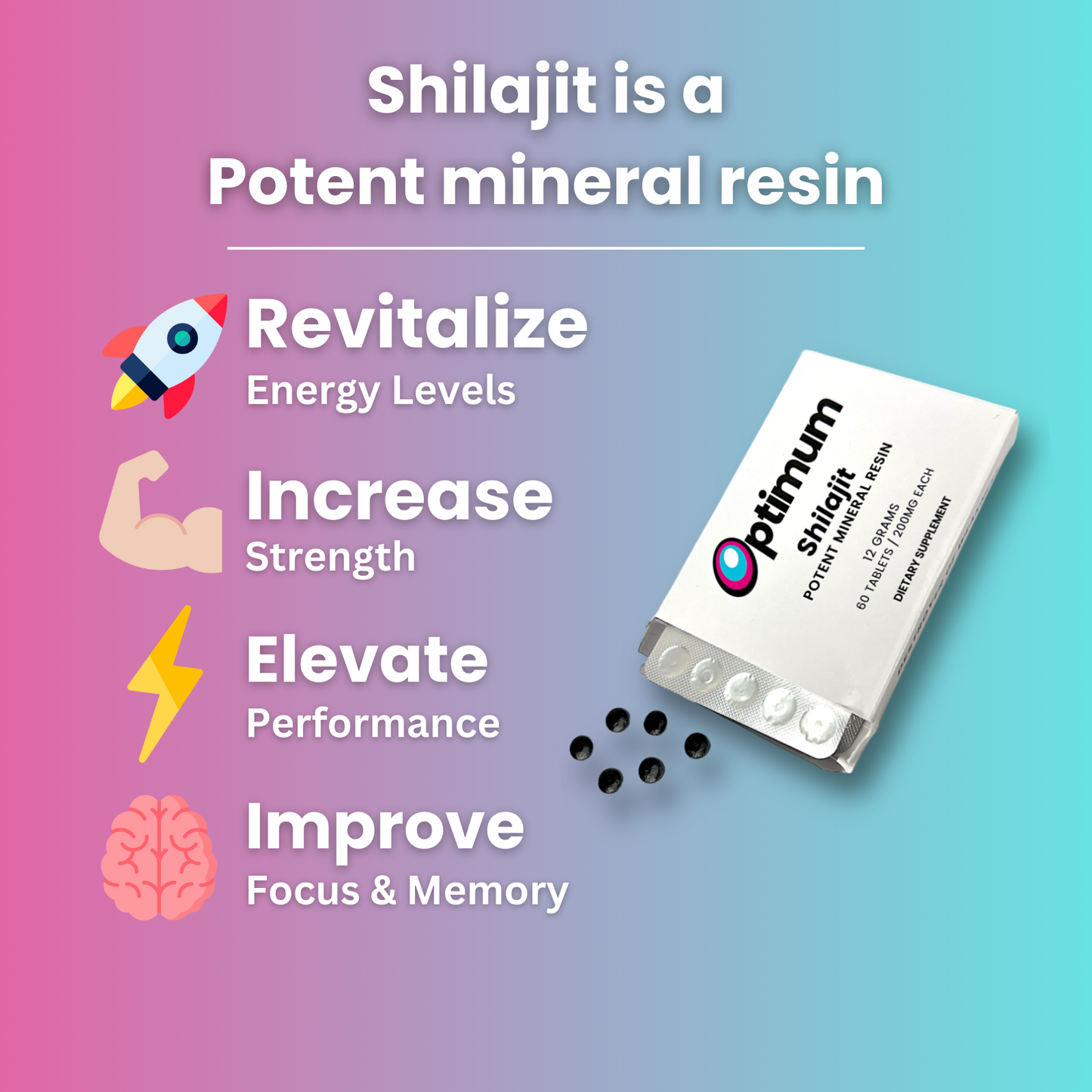 Optimum Best Shilajit Brand Benefits Slide Information 2